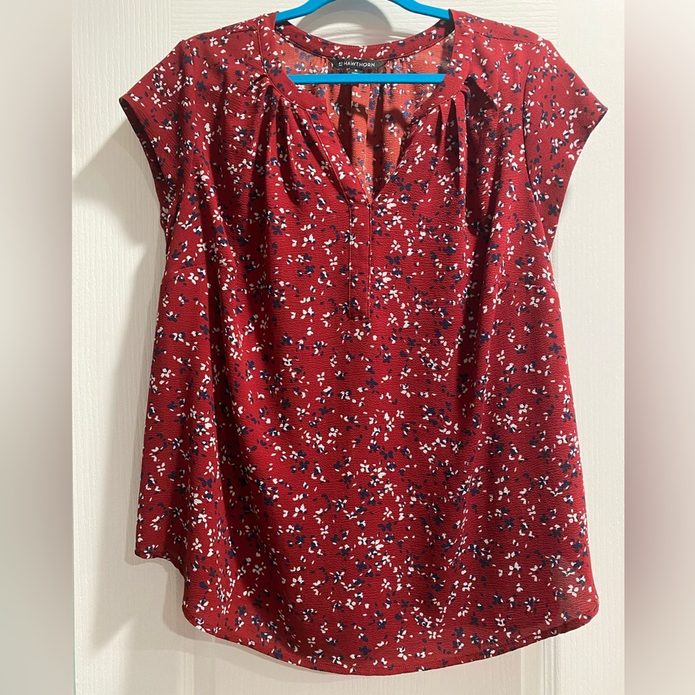 HAWTHORNE BLOUSE 1X (E)